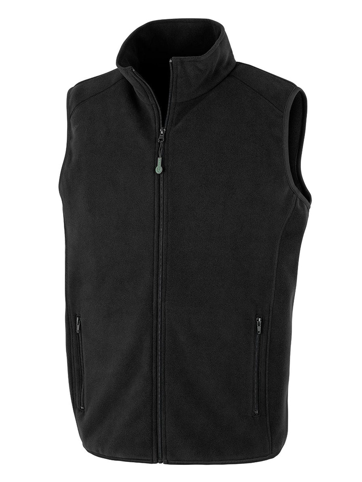 Recycled Fleece Polarthermic Bodywarmer Herren – Result – Farbe Schwarz – individuell veredelbar