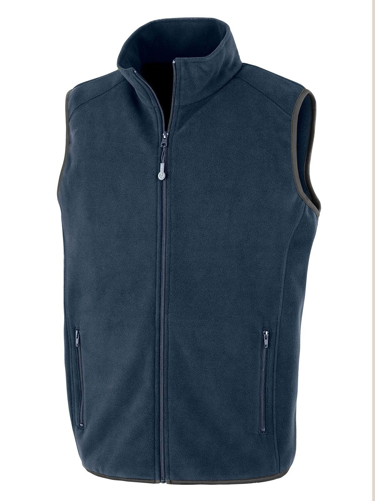 Recycled Fleece Polarthermic Bodywarmer Herren – Result – Farbe Navy – individuell veredelbar