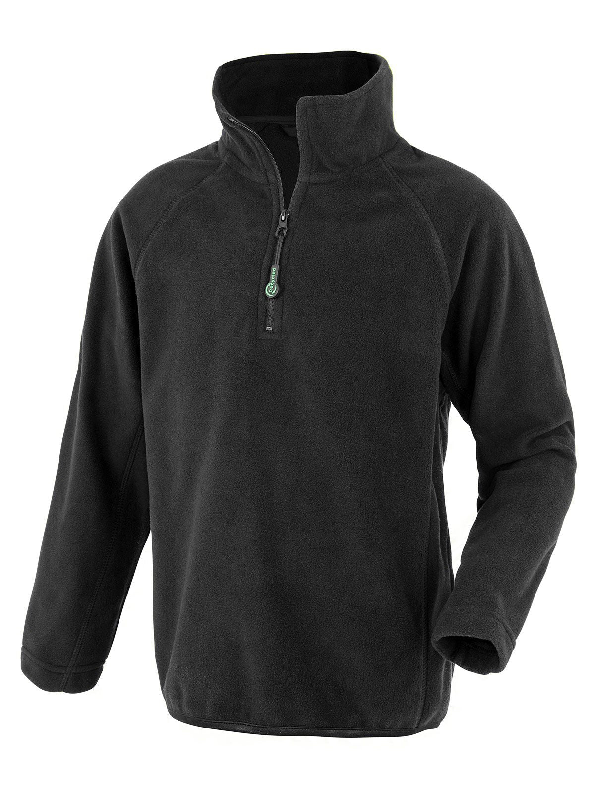 Junior Recycled Microfleece Top Kinder – Result – Farbe Schwarz – individuell veredelbar