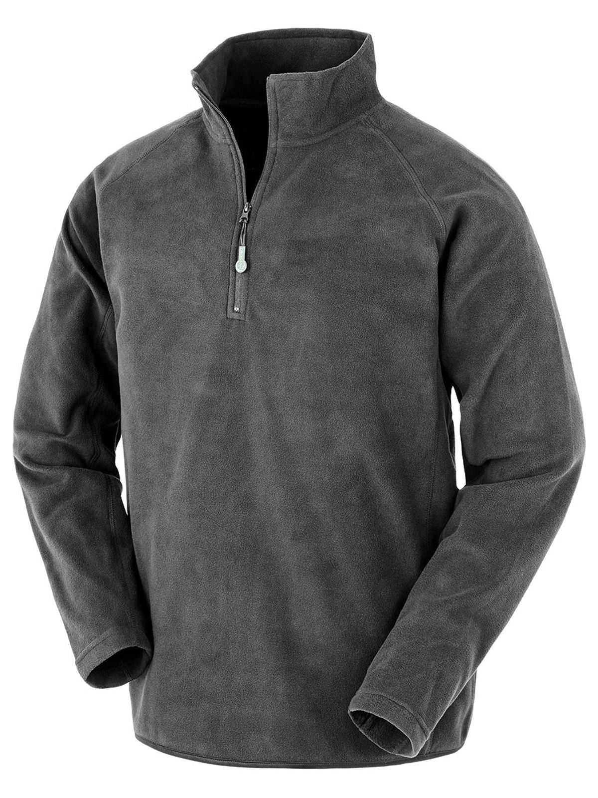 Recycled Microfleece Top – Result – Farbe Grau – individuell veredelbar