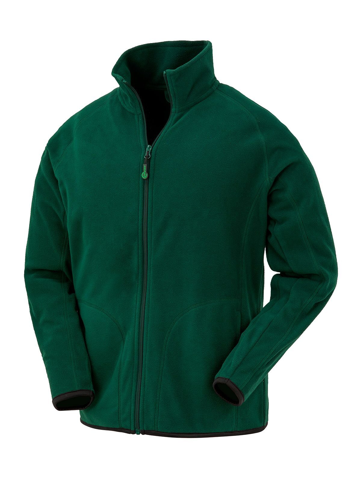 Recycled Microfleece Jacket – Result – Farbe forest – individuell veredelbar