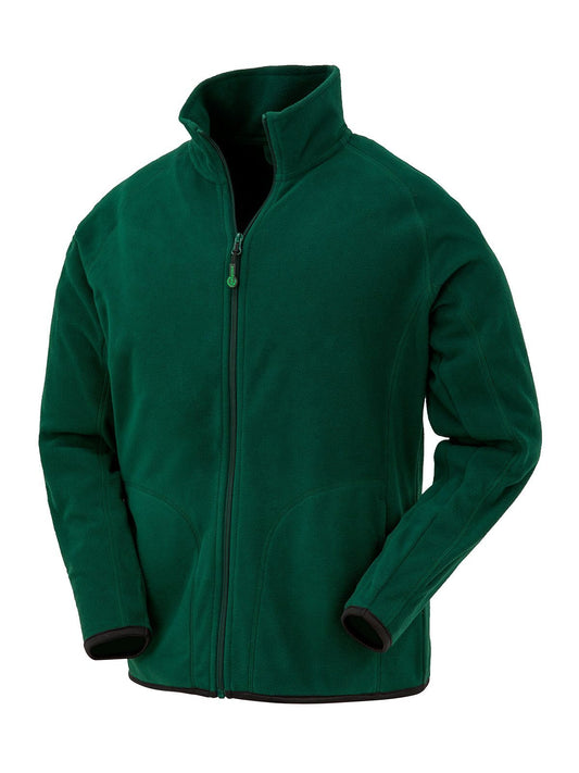 Recycled Microfleece Jacket – Result – Farbe forest – individuell veredelbar