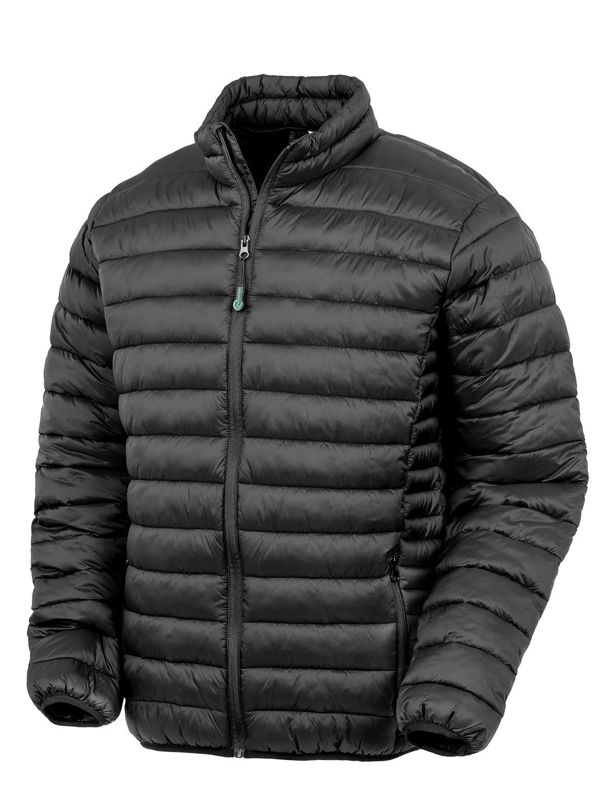 Recycled padded jacket – Result – Farbe Schwarz – individuell veredelbar