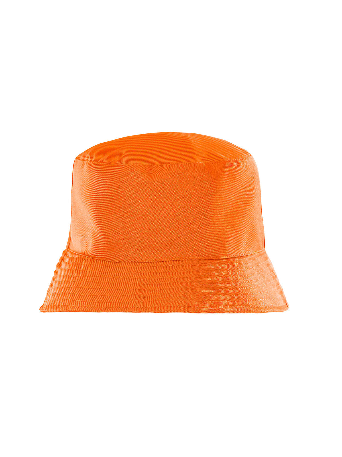 Baseball Cap Recycled Reversible Bucket Hat – individuell veredelbar | LA1970 in orange/white
