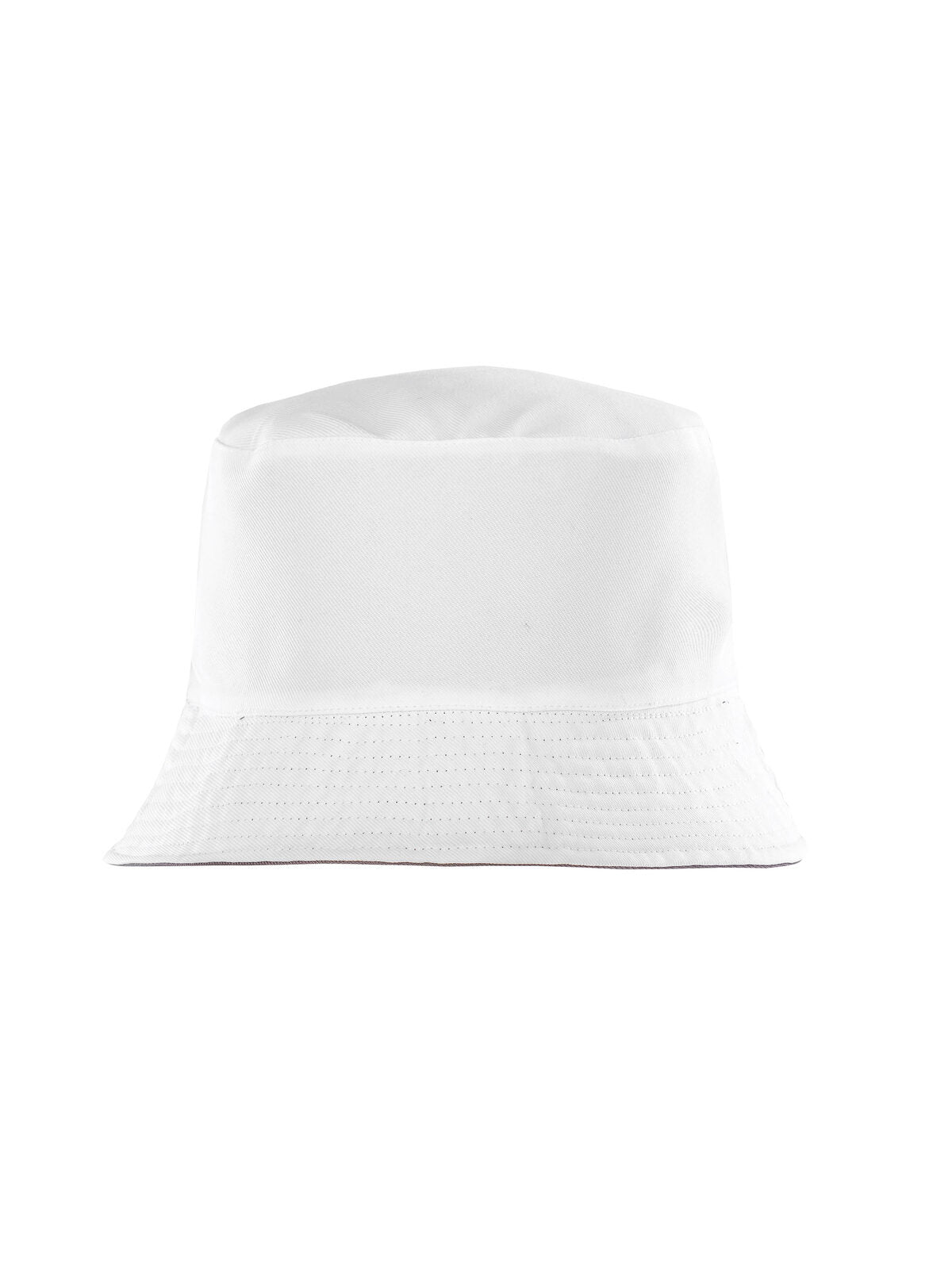 Baseball Cap Recycled Reversible Bucket Hat – individuell veredelbar | LA1970 in white/white