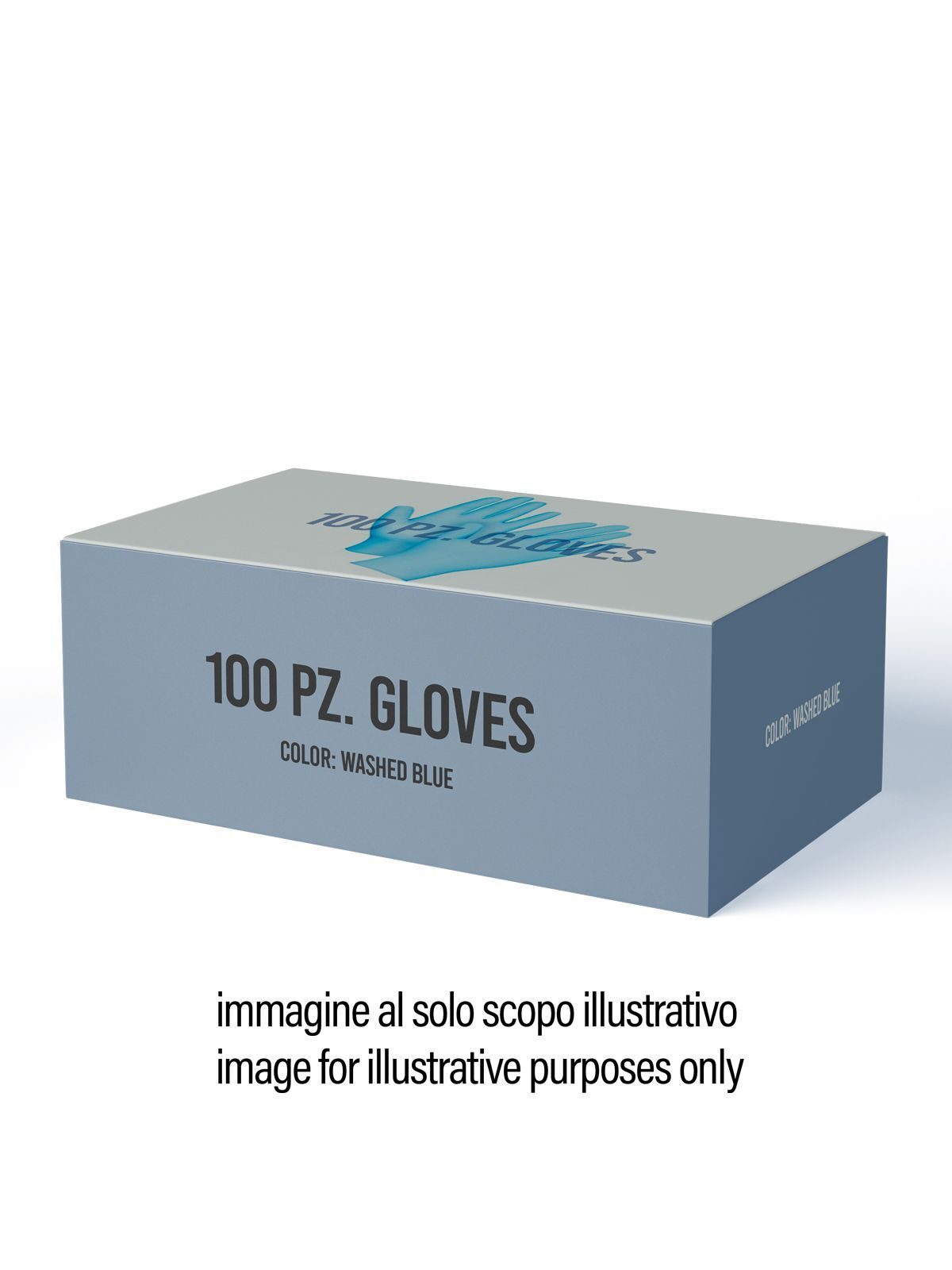 Vinyl blue gloves (pack of 100) Schutzbekleidung – Result – Farbe washed blue – individuell veredelbar