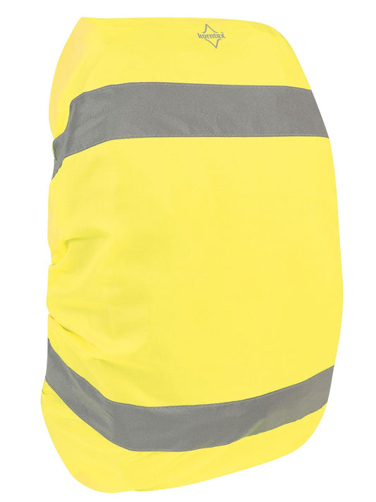 Reflective Backpack Cover "Tilburg" Zubehör – Korntex – Farbe Gelb – individuell veredelbar