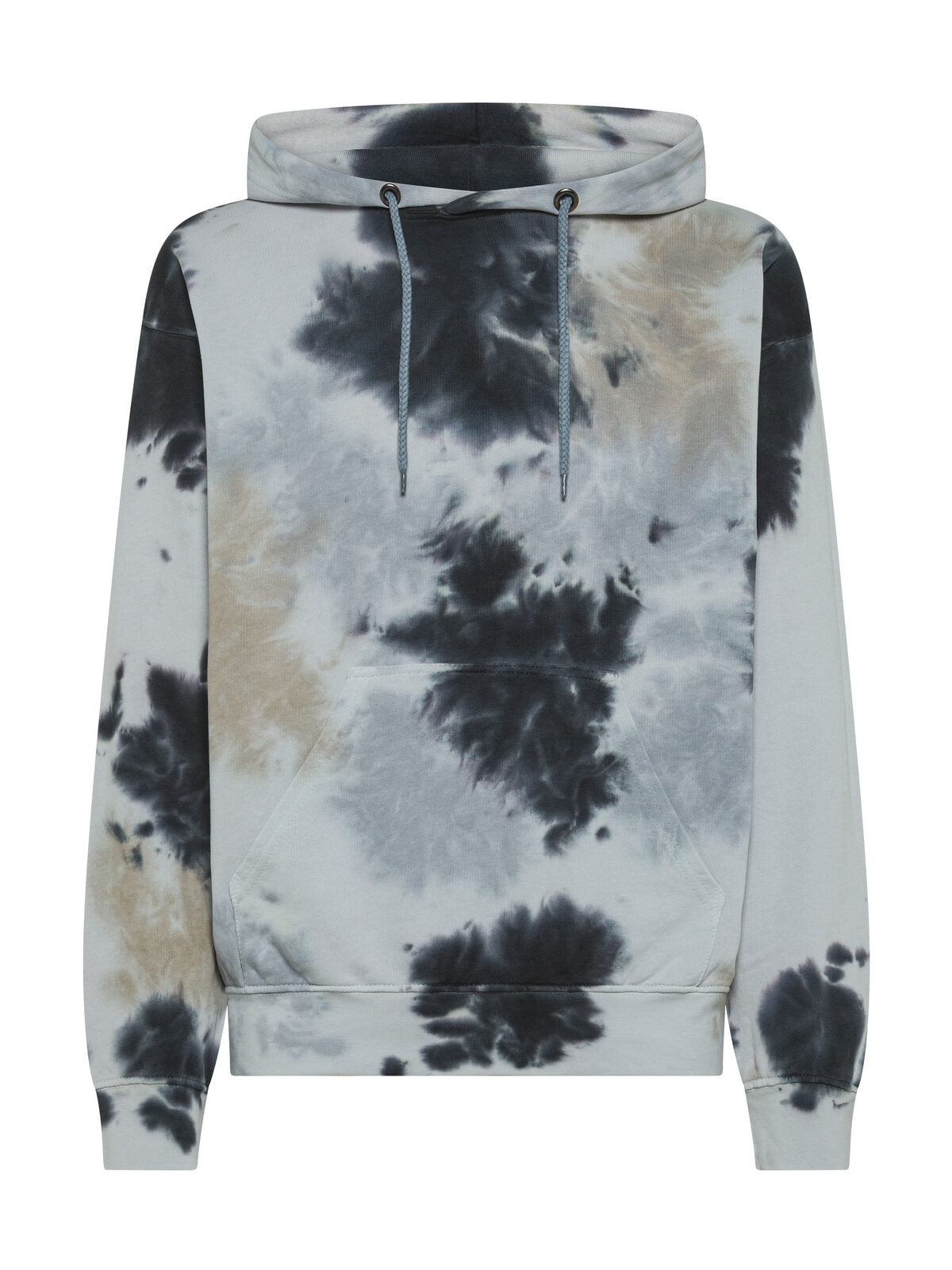 Patos Herren Sweatshirt / Hoodie – Rock and Roll – Farbe grey shades tie dye – individuell veredelbar