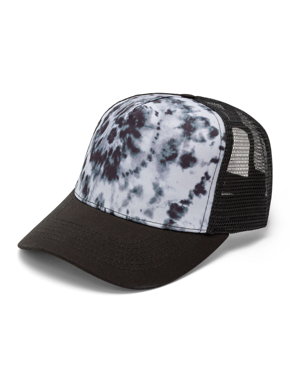 Trucker Caps Coronado Weiß Schwarz marble bestickbar und bedruckbar – LA1970