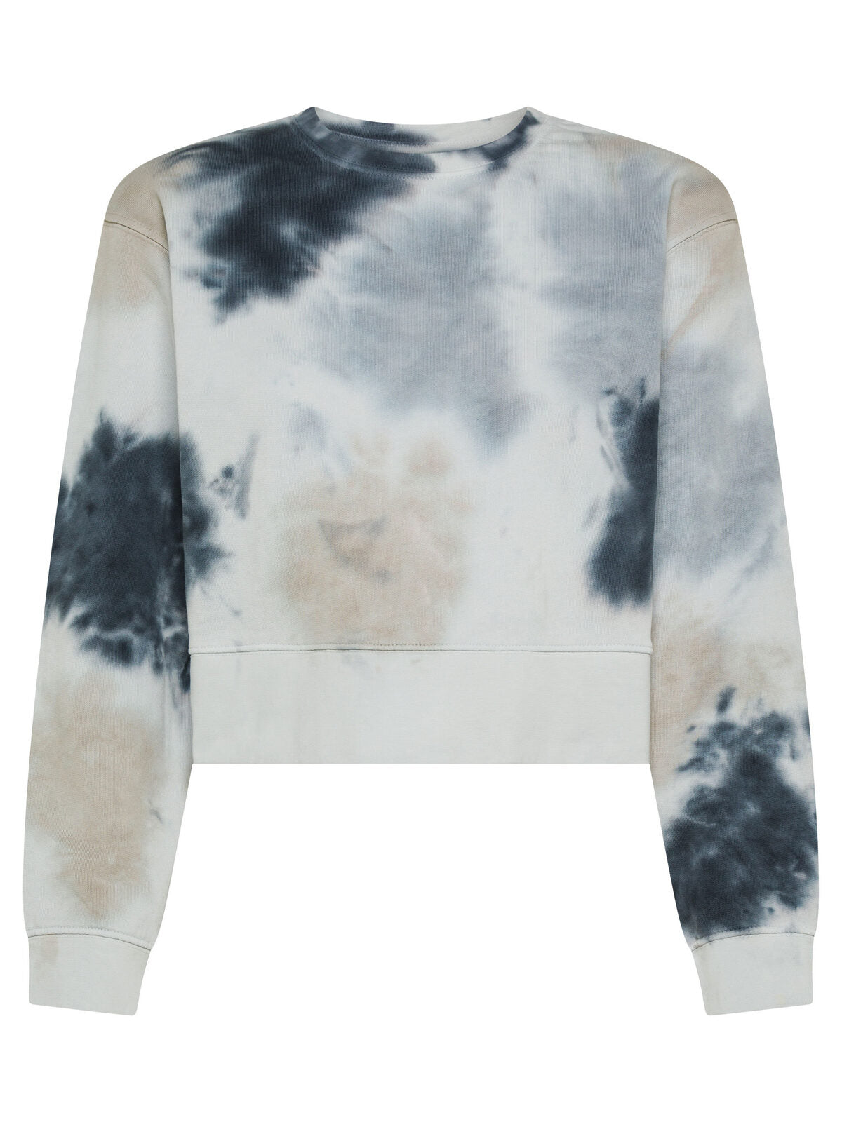 Soho Damen Sweatshirt / Hoodie – Rock and Roll – Farbe grey shades tie dye – individuell veredelbar