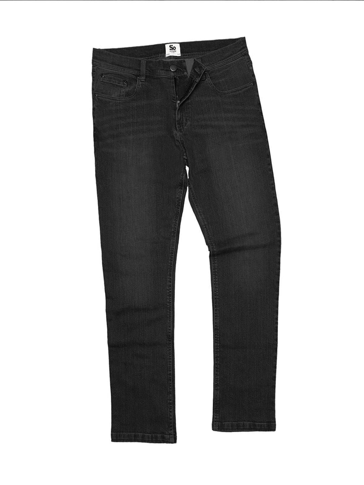 Max Slim Jeans Herren Hose / Rock – So Denim by AWDis – Farbe Schwarz – individuell veredelbar