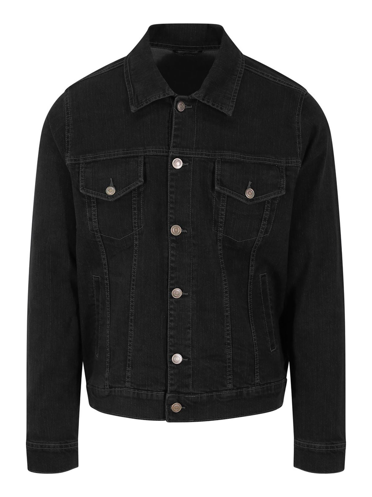 Noah Denim Jacket Herren – So Denim by AWDis – Farbe Schwarz – individuell veredelbar