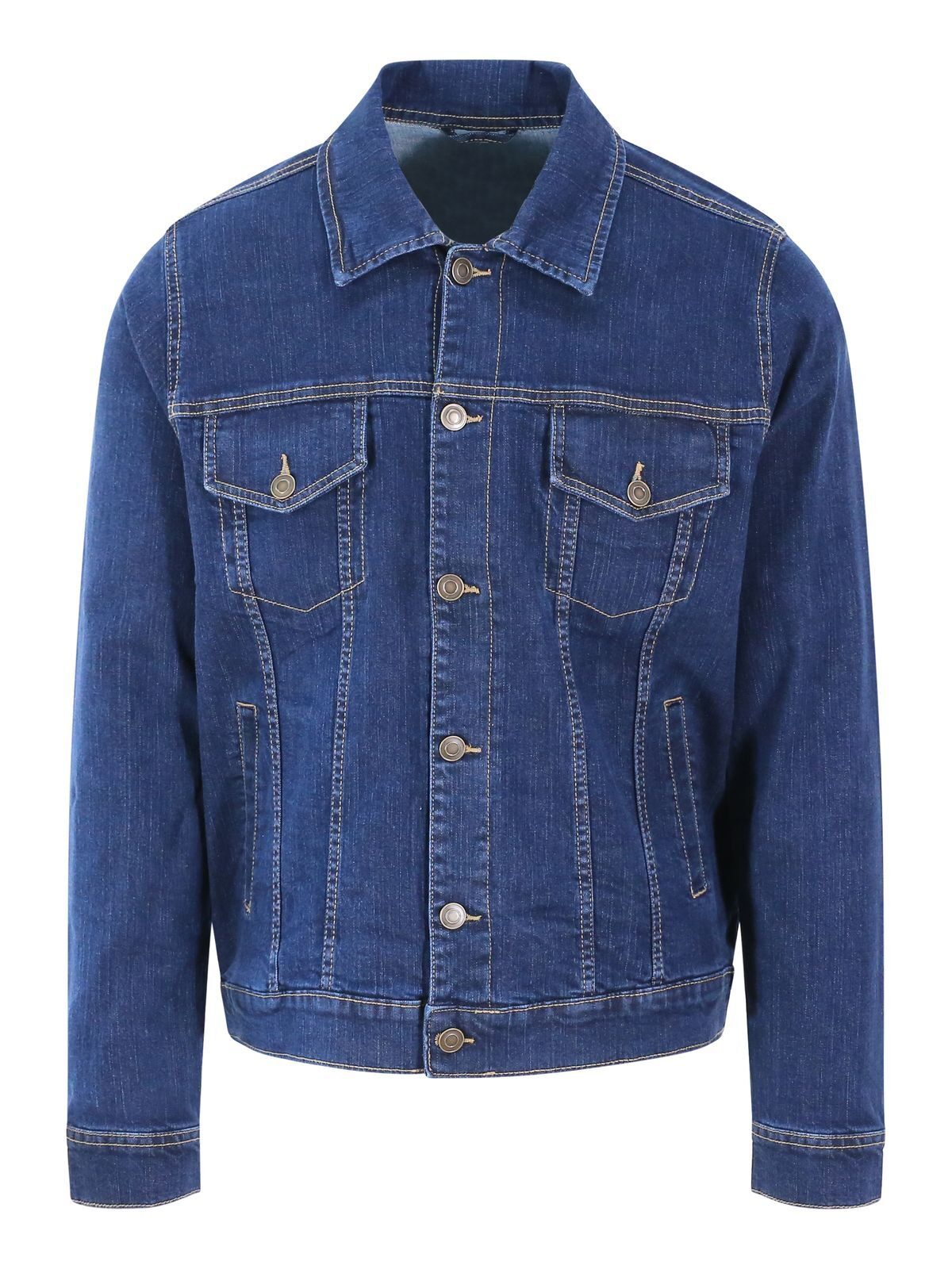 Noah Denim Jacket Herren – So Denim by AWDis – Farbe dark blue wash – individuell veredelbar