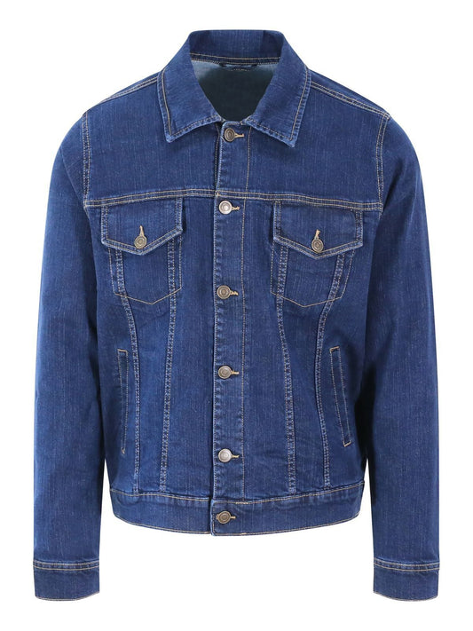 Noah Denim Jacket Herren – So Denim by AWDis – Farbe dark blue wash – individuell veredelbar