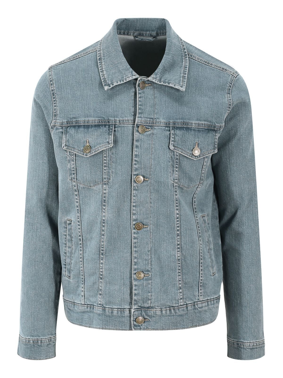 Noah Denim Jacket Herren – So Denim by AWDis – Farbe light blue wash – individuell veredelbar
