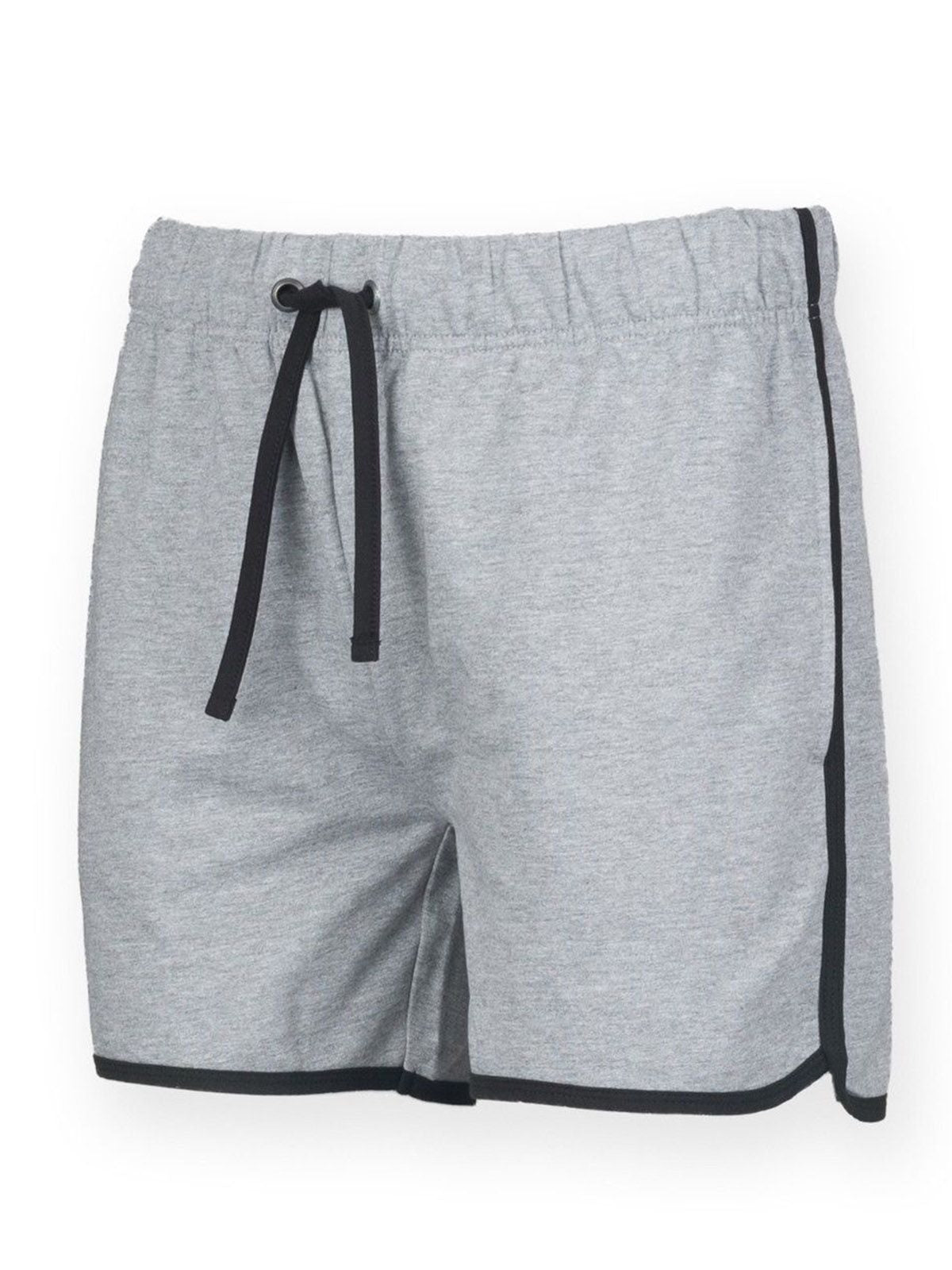 Retro Shorts Herren Hose / Rock – SF Clothing – Farbe heather grey/black – individuell veredelbar