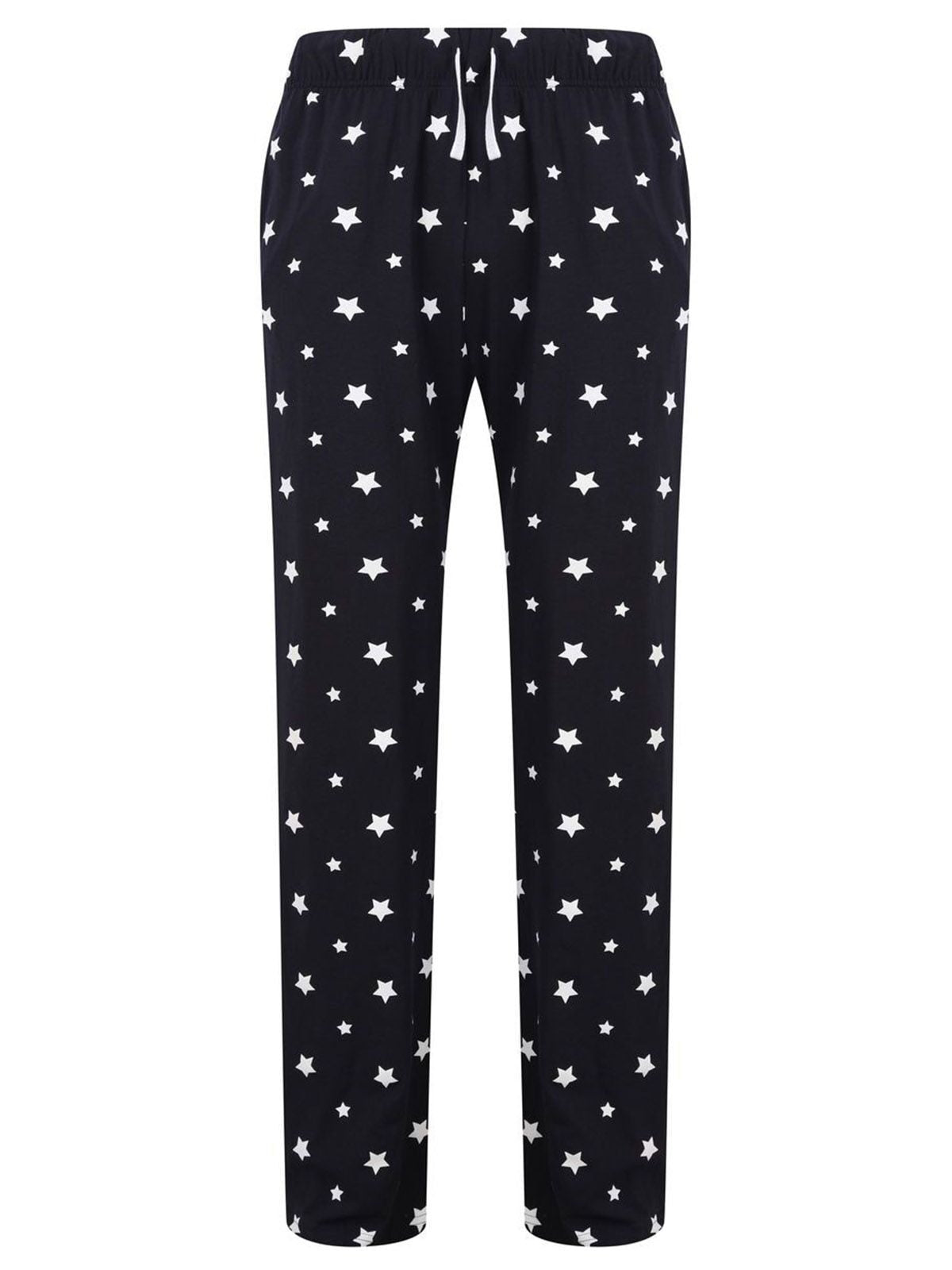 Lounge Pants Herren Hose / Rock – SF Clothing – Farbe navy/white stars – individuell veredelbar
