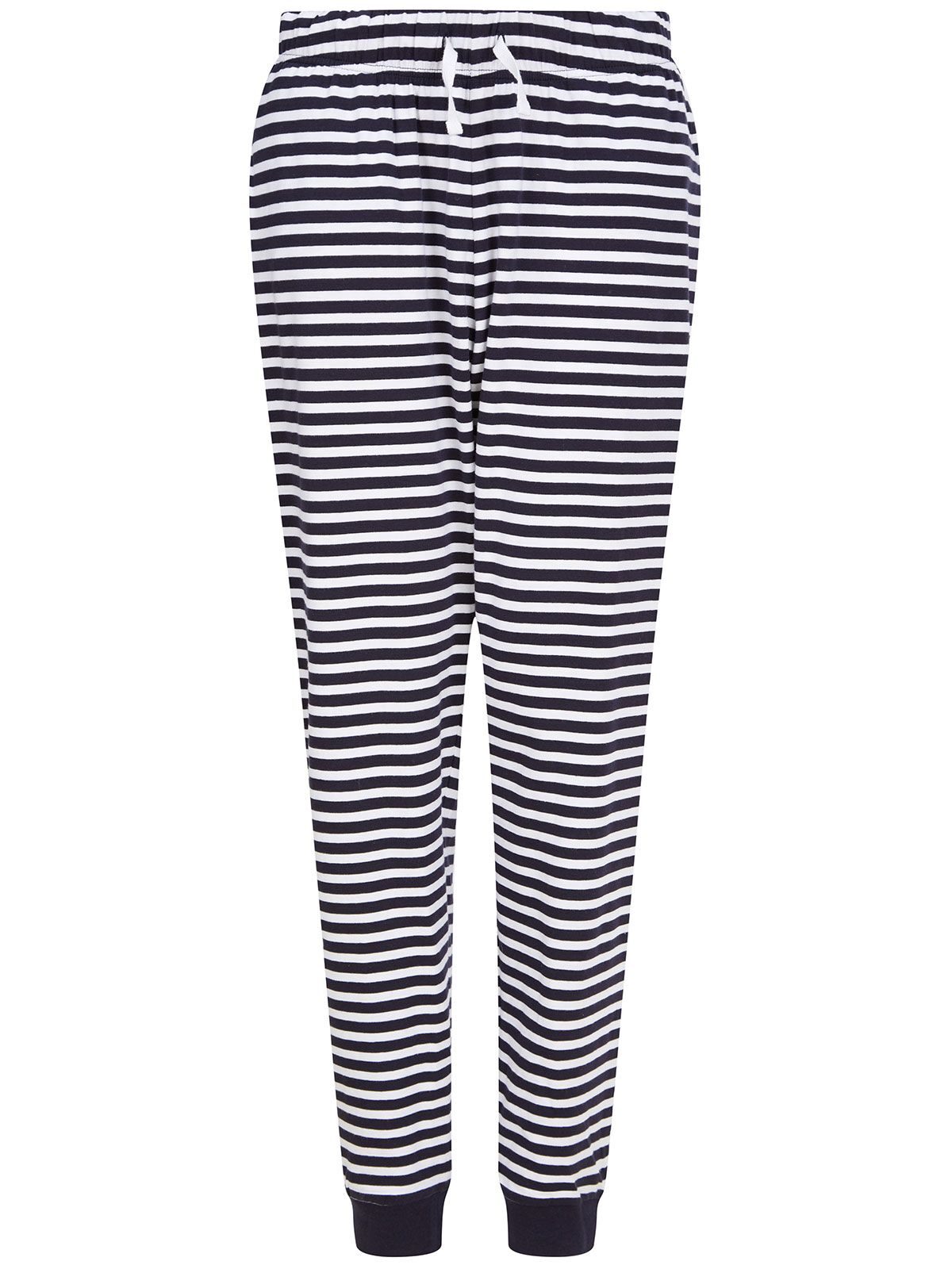 cuffed lounge pants Unisex Hose / Rock – SF Clothing – Farbe navy/white stripes – individuell veredelbar