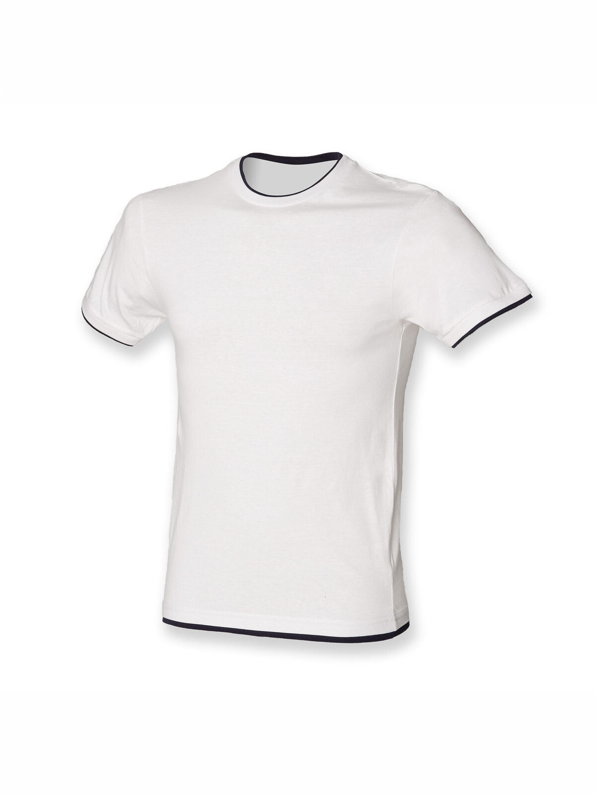 MODERN ESSENTIAL T 100% C Herren T-Shirt – SF Clothing – Farbe white/navy – individuell veredelbar