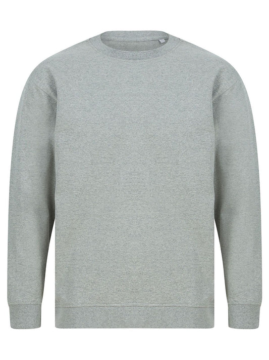 Unisex Sustainable Fashion Sweat Herren Sweatshirt / Hoodie – SF Clothing – Farbe heather grey – individuell veredelbar