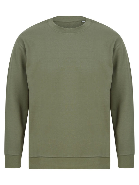 Unisex Sustainable Fashion Sweat Herren Sweatshirt / Hoodie – SF Clothing – Farbe Khaki – individuell veredelbar