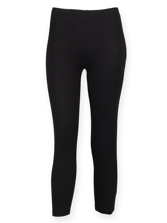 3/4 Leggins Hose / Rock – SF Clothing – Farbe Schwarz – individuell veredelbar