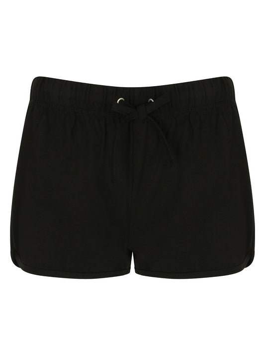 Retro Shorts Damen Hose / Rock – SF Clothing – Farbe black/black – individuell veredelbar