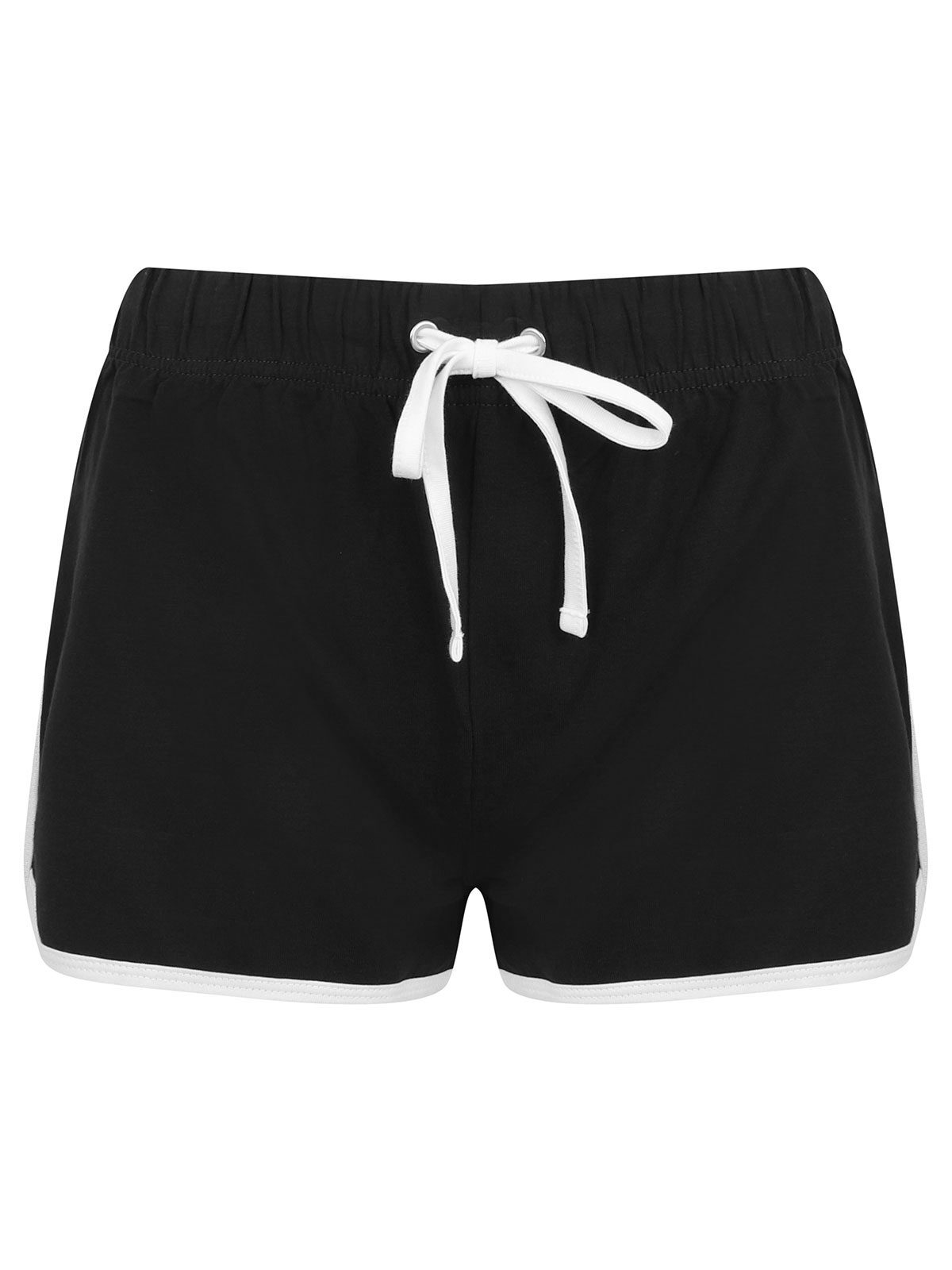 Retro Shorts Damen Hose / Rock – SF Clothing – Farbe black/white – individuell veredelbar