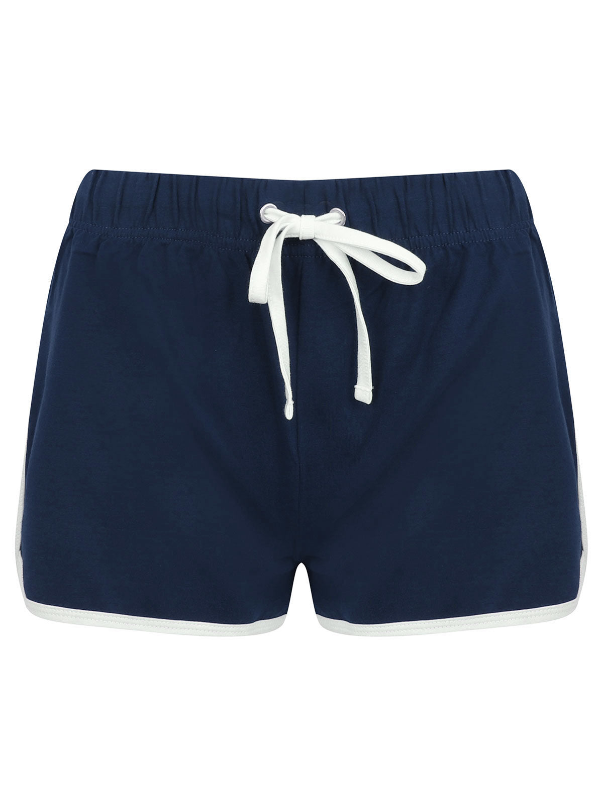 Retro Shorts Damen Hose / Rock – SF Clothing – Farbe navy/white – individuell veredelbar