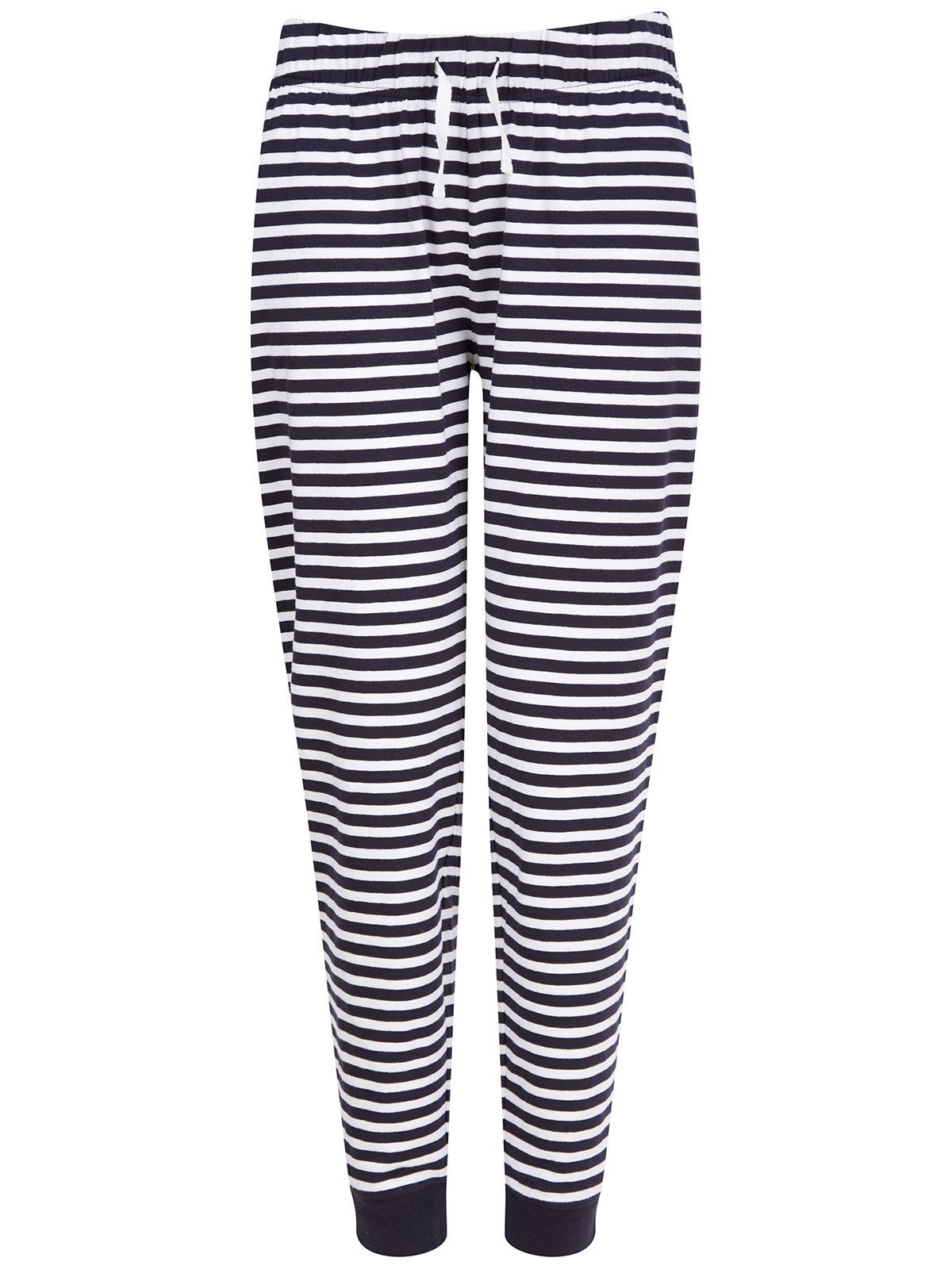 Lounge Pants Damen Hose / Rock – SF Clothing – Farbe navy/white stripes – individuell veredelbar