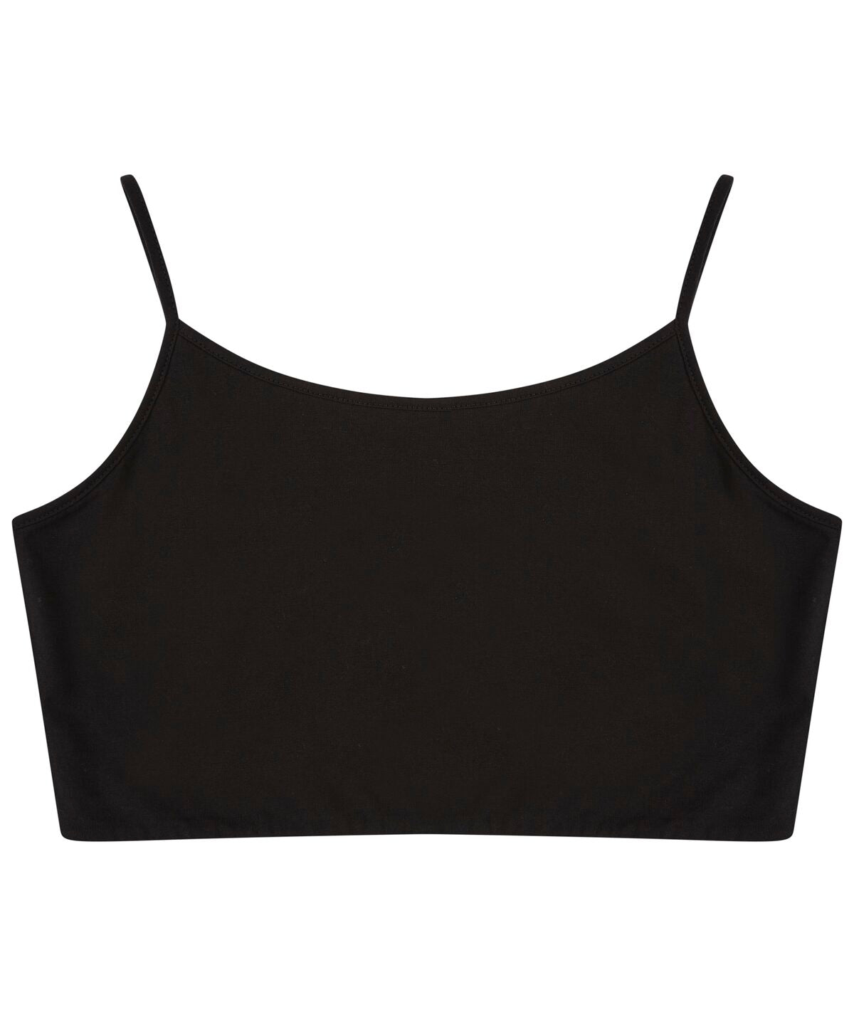 Sustainable Fashion Cropped Cami Top Damen T-Shirt – SF Clothing – Farbe Schwarz – individuell veredelbar