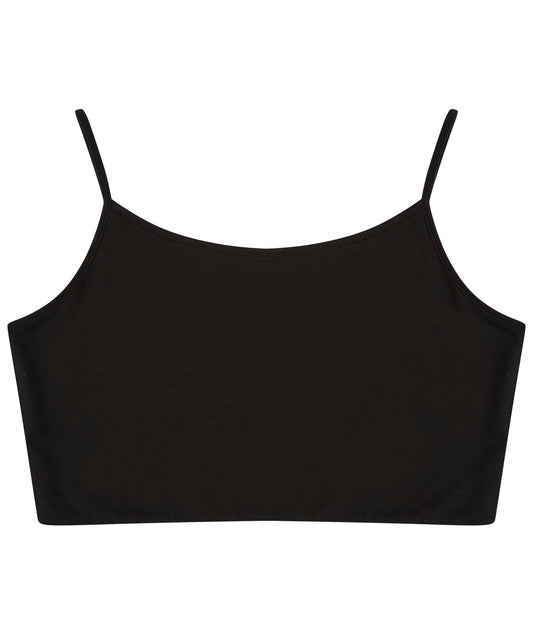 Sustainable Fashion Cropped Cami Top Damen T-Shirt – SF Clothing – Farbe Schwarz – individuell veredelbar