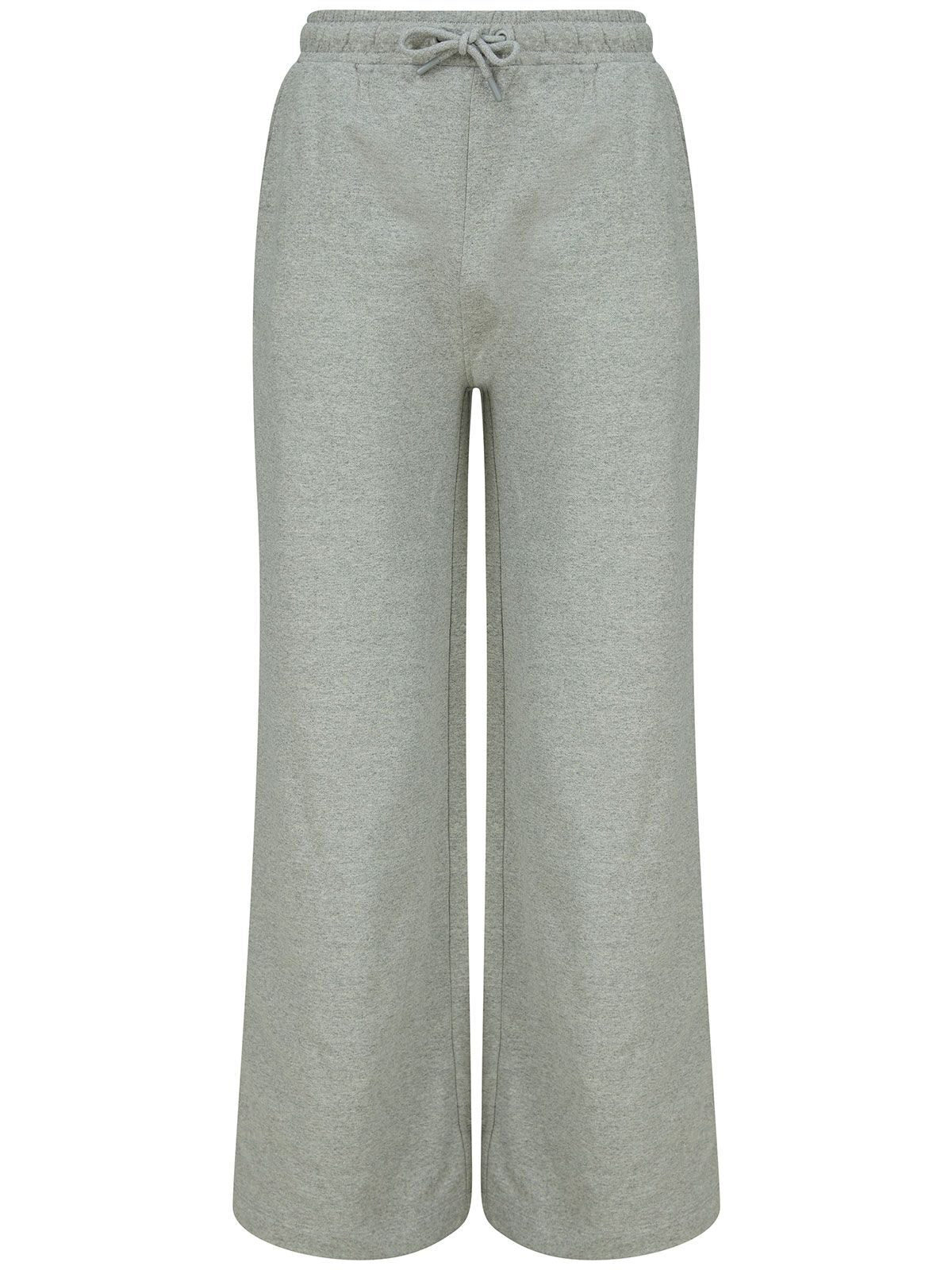 Sustainable Fashion Wide Leg Joggers Damen Hose / Rock – SF Clothing – Farbe heather grey – individuell veredelbar