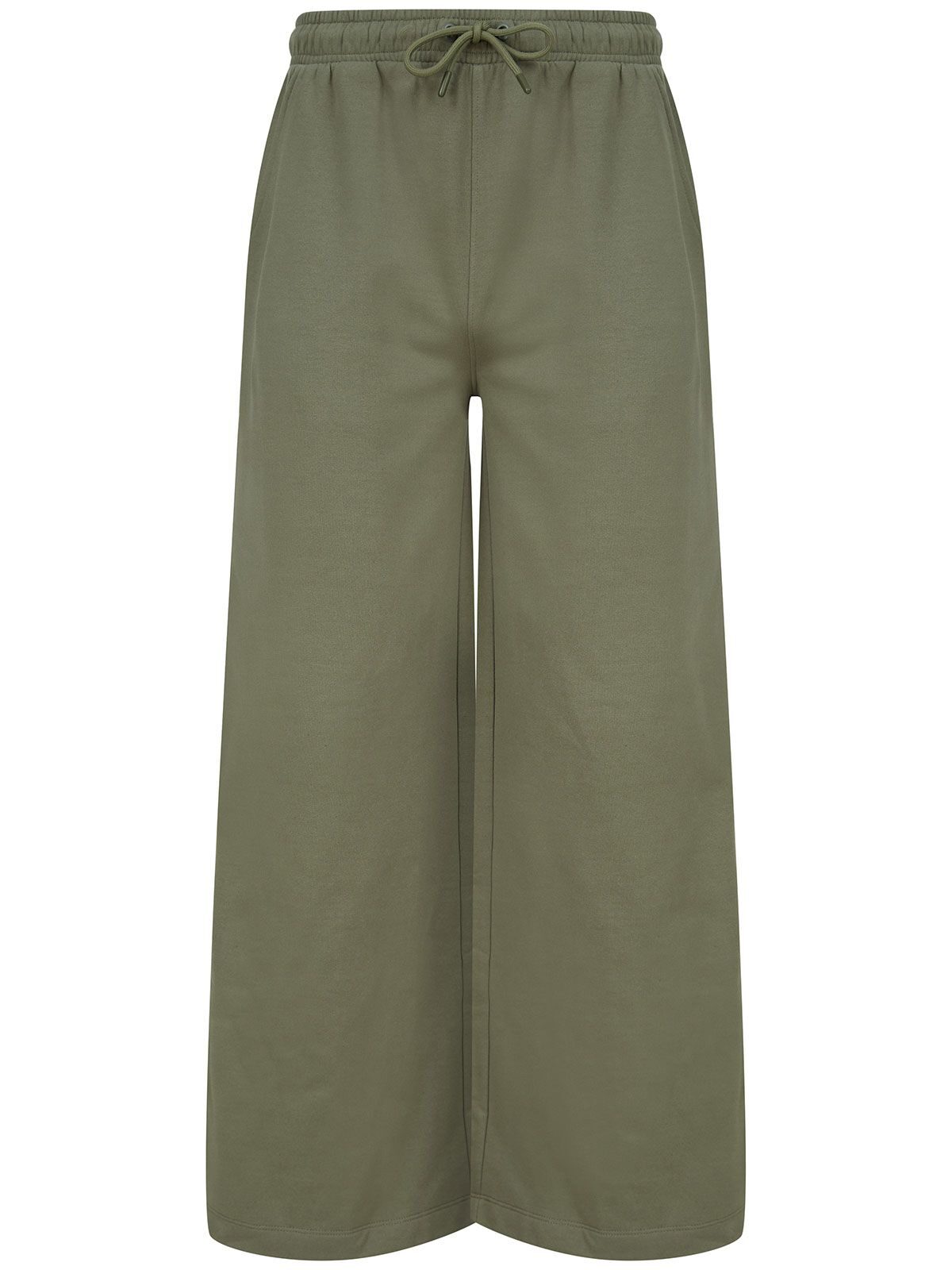 Sustainable Fashion Wide Leg Joggers Damen Hose / Rock – SF Clothing – Farbe Khaki – individuell veredelbar
