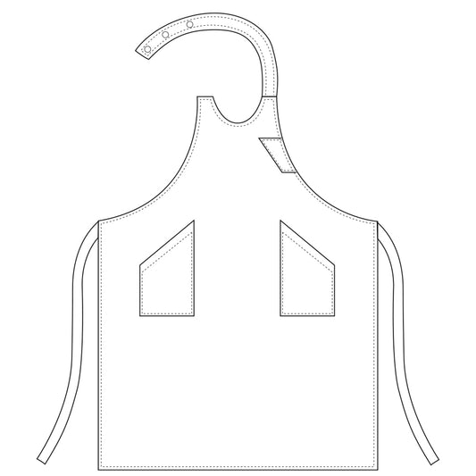 Gastronomie-Schürze Sommelier – Bordeauxrot – Bild 2