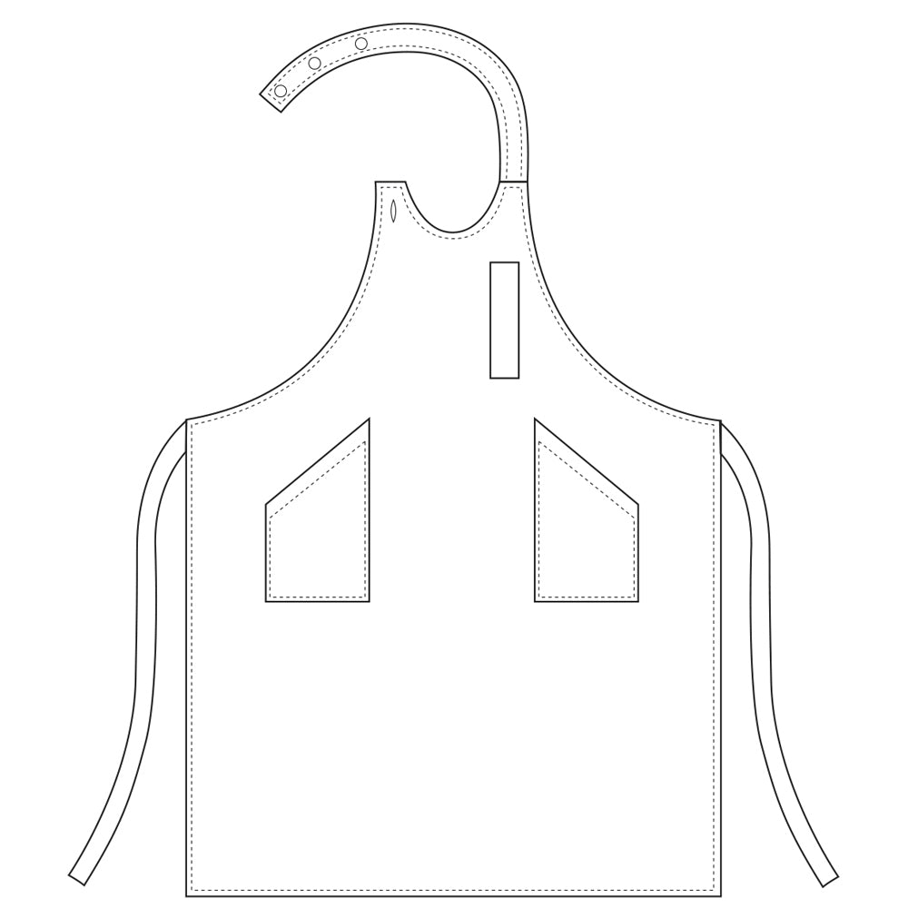 Gastronomie-Schürze Sommelier Classic – Schwarz – Bild 2