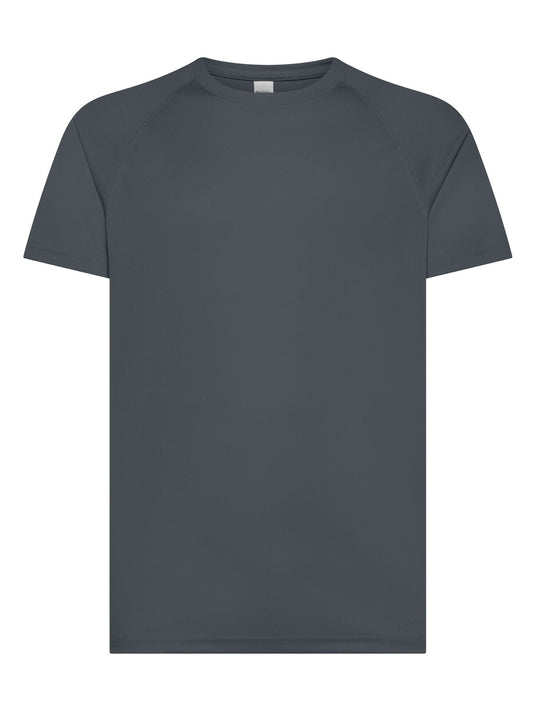 Run Herren T-Shirt – Black Spider – Farbe Anthrazit – individuell veredelbar