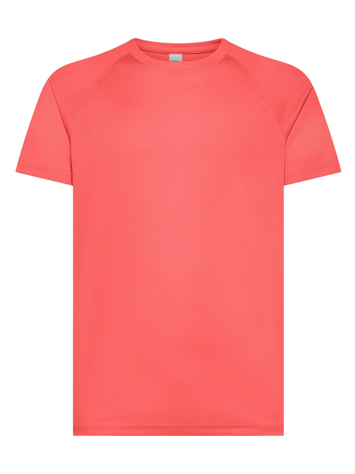 Run Herren T-Shirt – Black Spider – Farbe coral fluo – individuell veredelbar