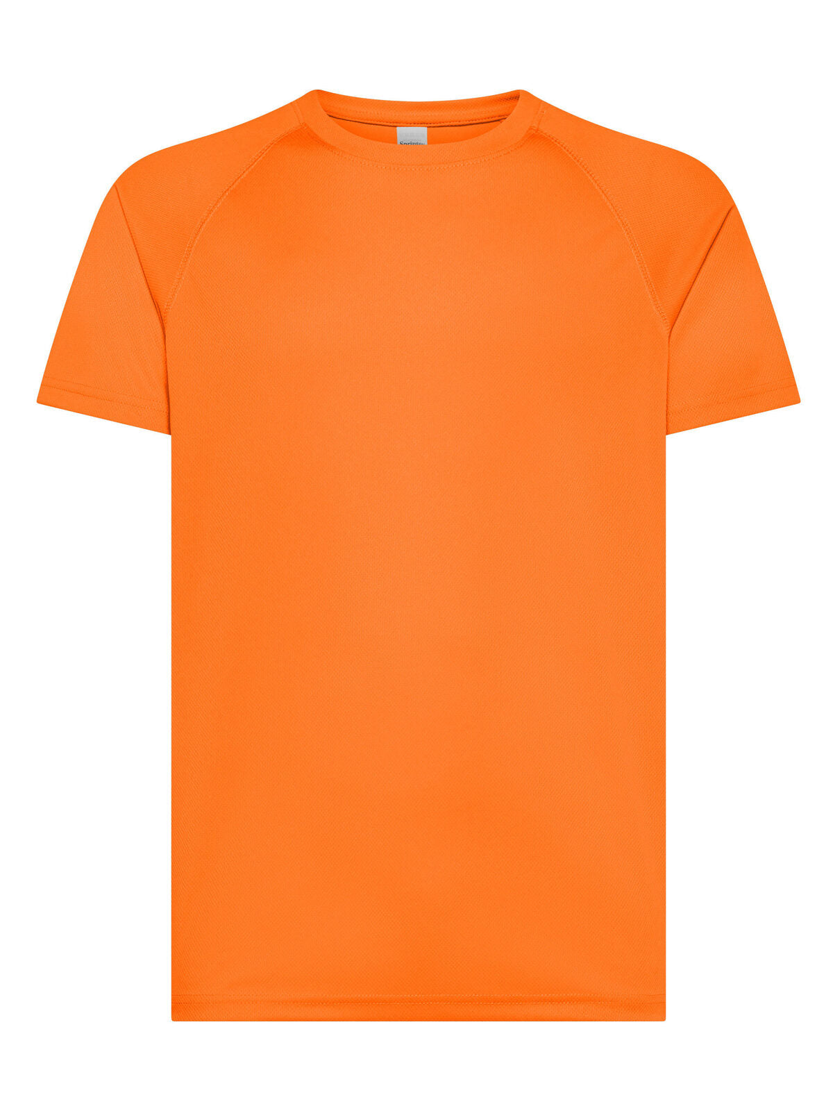 Run Herren T-Shirt – Black Spider – Farbe orange fluo – individuell veredelbar