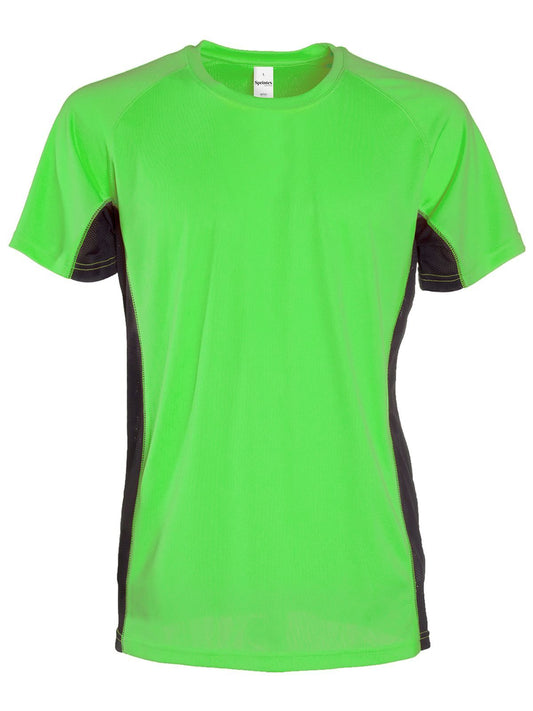 Air Tee T-Shirt – Black Spider – Farbe green fluo/black – individuell veredelbar