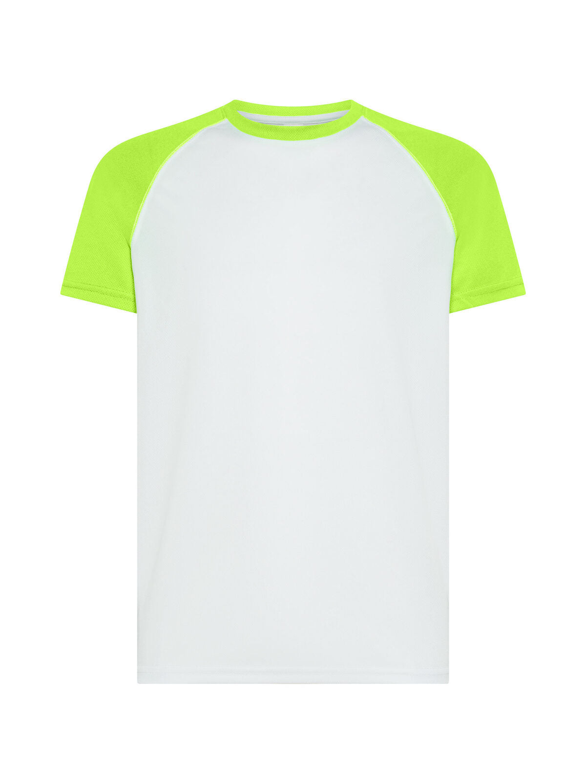 Trail T-Shirt – Black Spider – Farbe white/yellow fluo – individuell veredelbar
