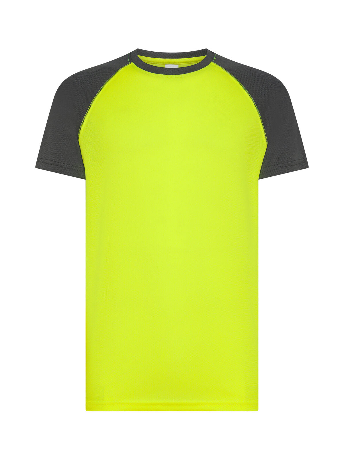 Trail T-Shirt – Black Spider – Farbe yellow fluo/anthracite – individuell veredelbar