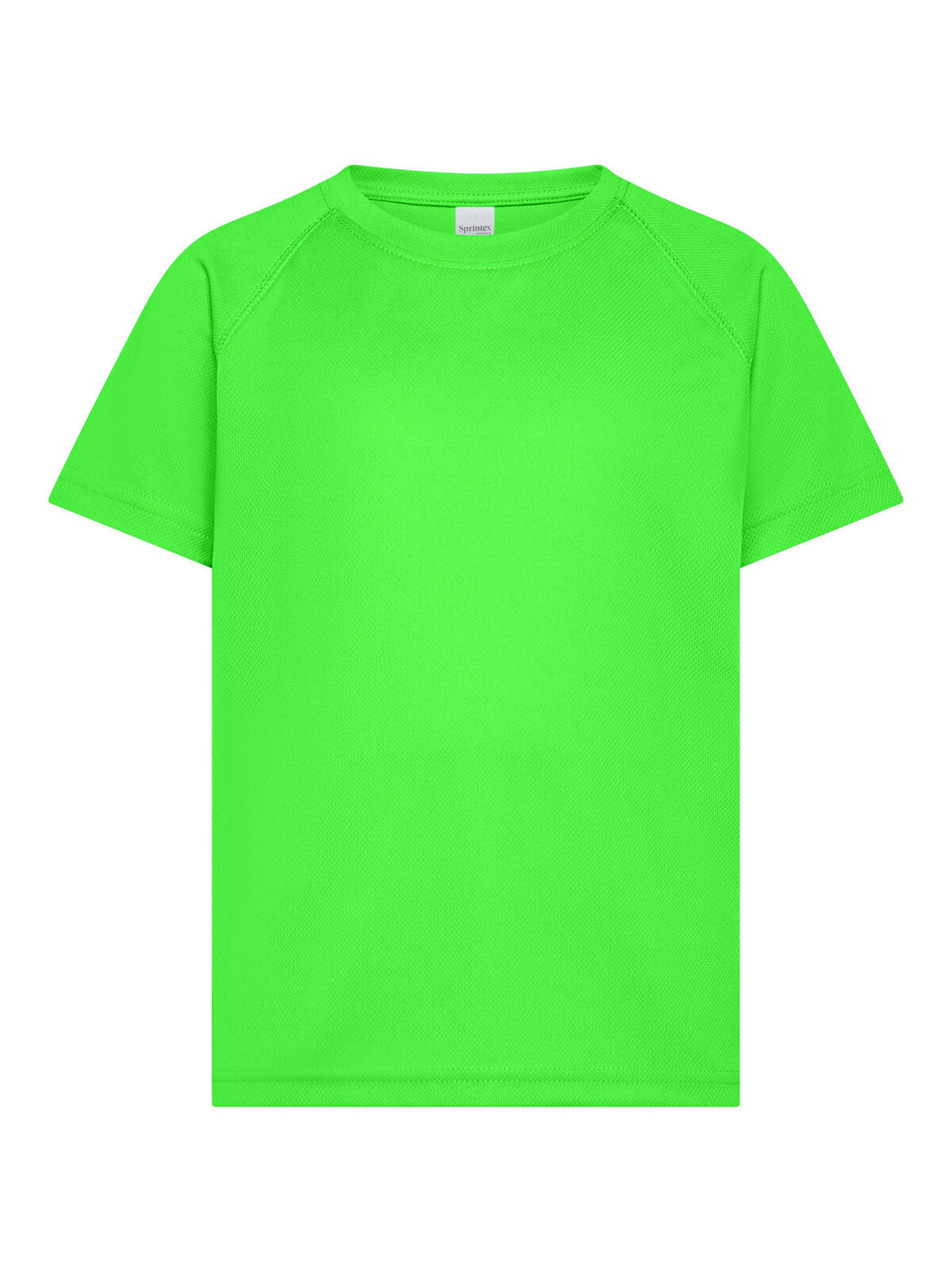 Run Kids Kinder T-Shirt – Black Spider – Farbe green fluo – individuell veredelbar