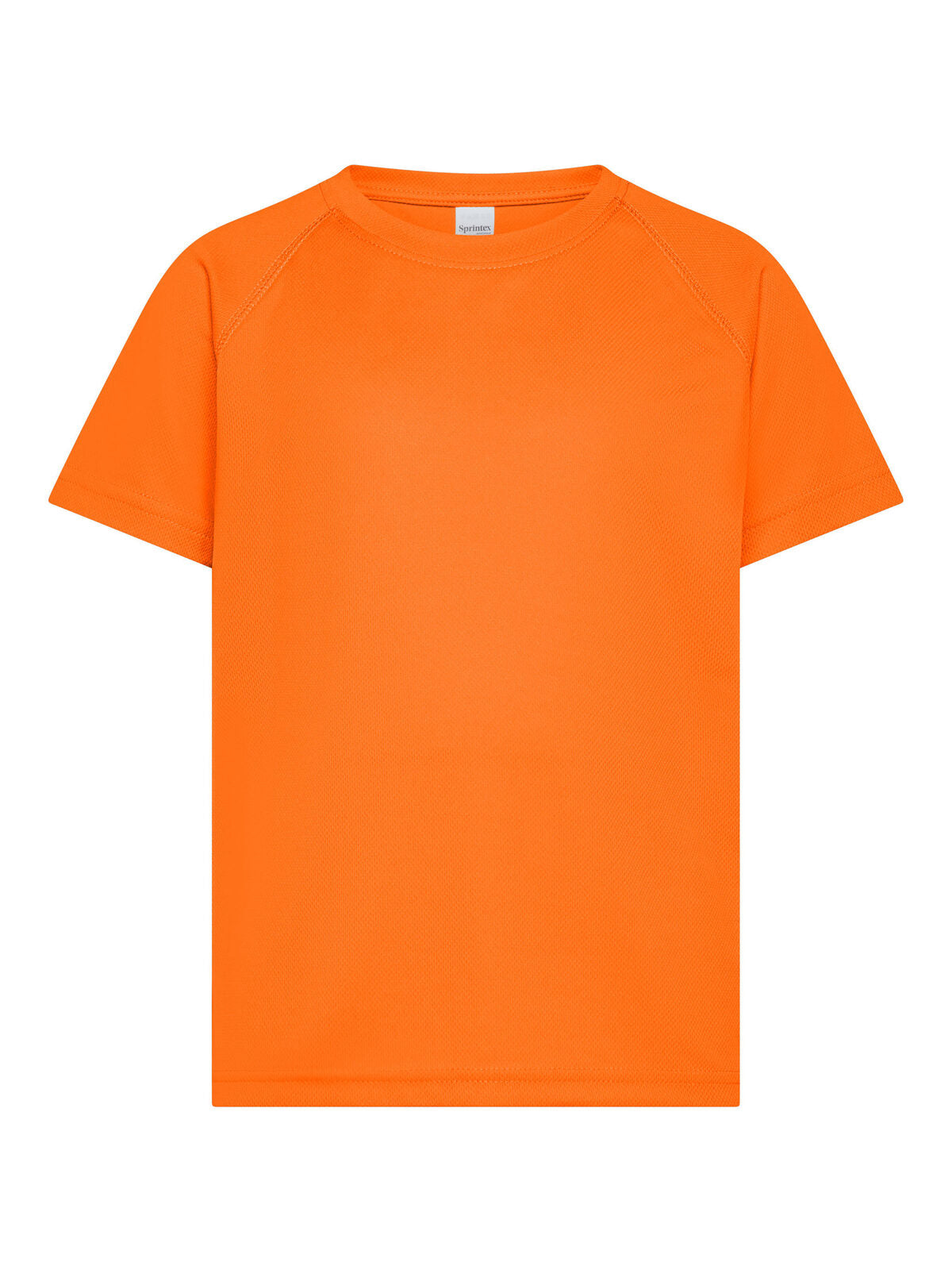 Run Kids Kinder T-Shirt – Black Spider – Farbe orange fluo – individuell veredelbar