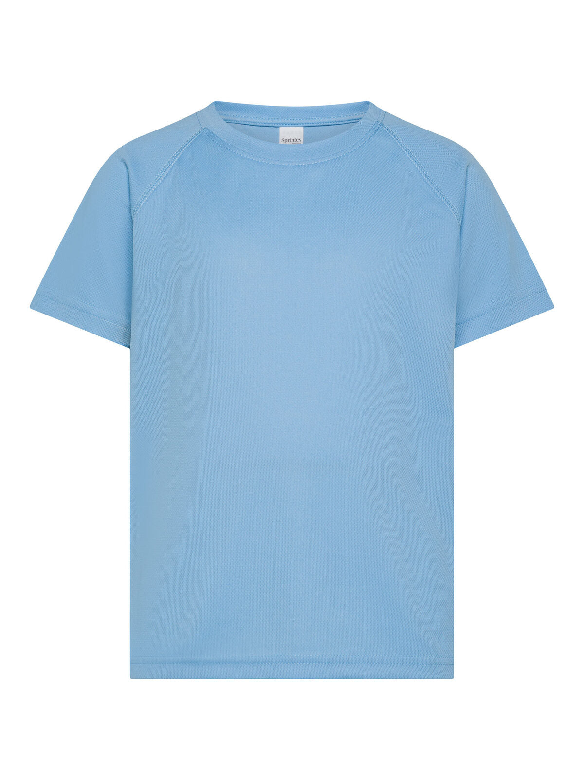 Run Kids Kinder T-Shirt – Black Spider – Farbe Sky – individuell veredelbar