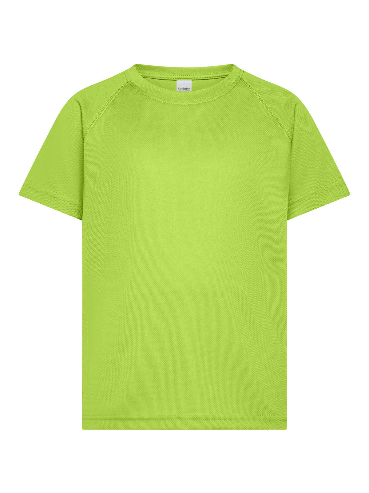 Run Kids Kinder T-Shirt – Black Spider – Farbe Lime – individuell veredelbar