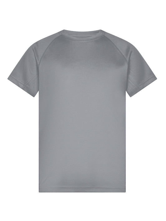 Pulse Kids Kinder T-Shirt – Black Spider – Farbe active grey – individuell veredelbar
