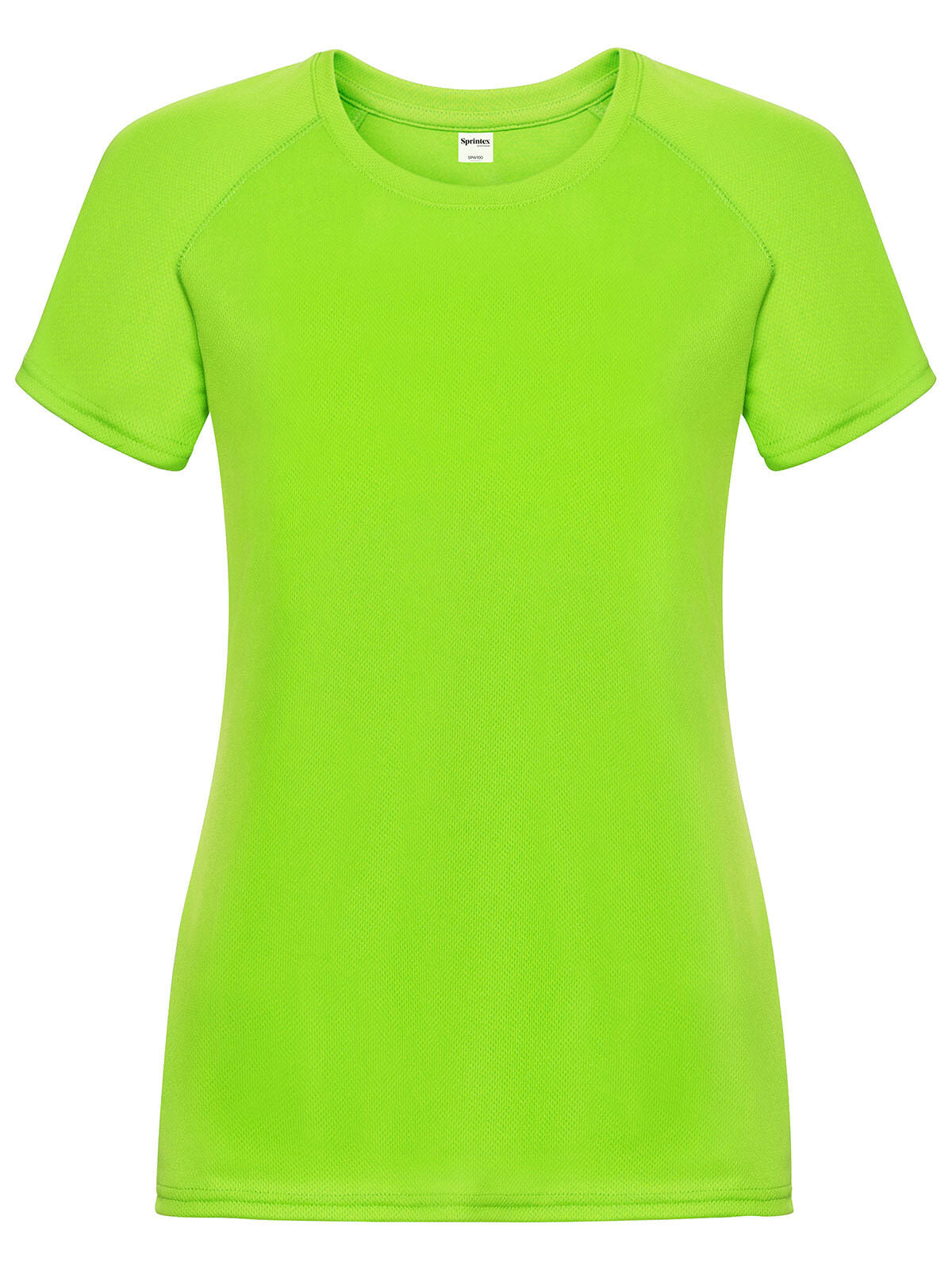 Run T Women Damen T-Shirt – Black Spider – Farbe green fluo – individuell veredelbar