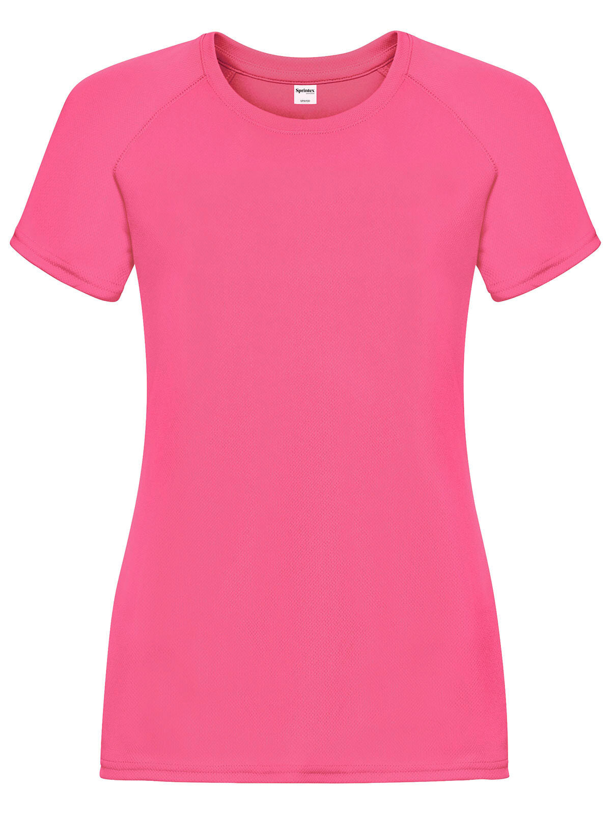 Run T Women Damen T-Shirt – Black Spider – Farbe pink fluo – individuell veredelbar