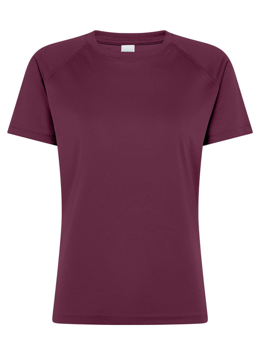 Run Women Damen T-Shirt – Black Spider – Farbe Burgundy – individuell veredelbar